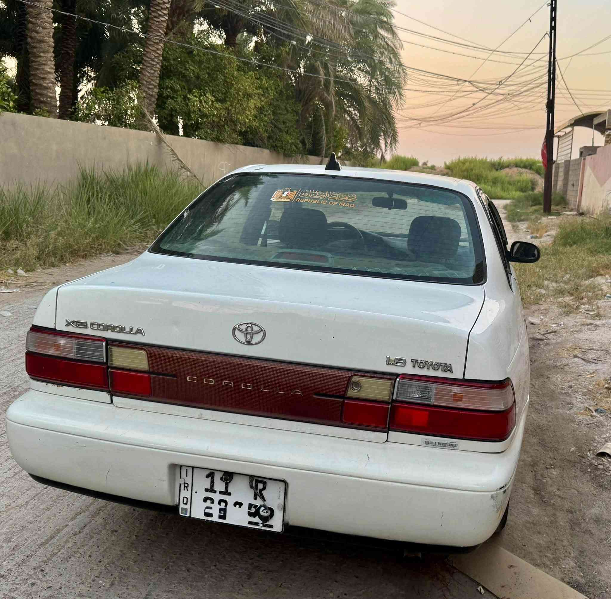 كورلا موديل 97 للبيع
جاهزه من كلشي 
يسره بلادي 
رقم بغداد بسمي شرط التحويل 
سعره ب58 وبيه مجال قليل 
مكاني واسط الكوت 
***********
