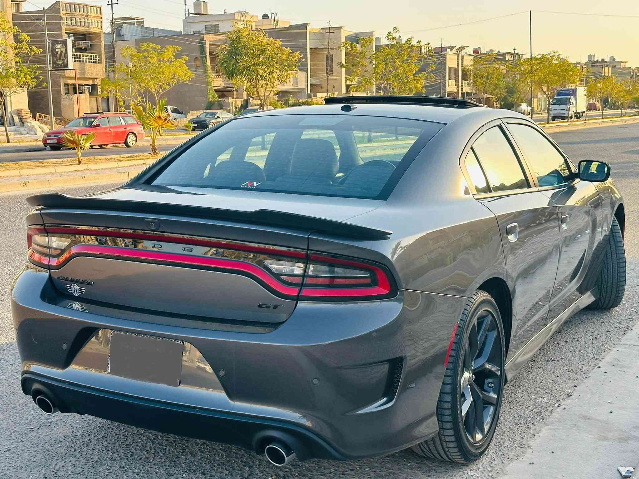 جارجر جي تي بلص
فول 1 /1 رادار جانبي 
‏CHARGER GT Plus 
اخر اصدار لاست كول 
الموديل :2023 . (خليجي)  النداء الاخير. وكاله هارلم 
العداد :27 الف كيلو  سياره بعده بحالت زيرو  
الضمان : 3 سنوات او 60 الف كيلو متر . 
المحرك : V6.  3.6L
مكفوله من الصبغ و التبديل  
مرقم بغداد الجديد كامل تحويل ثاني يوم 
المواصفات : رادار جانبي…….
* جناح خلفي اسود. 
* ويل قياس 20 انچ اسود . 
* مقود القيادة رياضي . 
* مقاعد رياضية من الشاموا الأسود.
* نقطة عمياء . 
رادار جانبي.
* مصابيح أمامية زنون . 
* كشافات الضباب زنون . 
* المصابيح الأمامية مع LED . 
* حساسات خلفية. 
* شاشه كبيرة مع نظام ملاحة نفكيشن GPS . 
* سستم صوت الپاين .
* فتحة سقف (سلايد) . 
* المقاعد الأمامية كهربائية . 
* ذاكرة لحفظ وضعيات الجلوس (ميموري) . 
* مقاعد أمامية تبريد وتدفئة . 
* تشغيل عن بعد . 
* المقود كهربائي . 
* تدفئة مقود القيادة . 
* محدد سرعة . 
* تلفون بلوتوث . 
* كاميرا خلفية .
* مرايا متحسسة للاضاءة العالية .
* كير شفتر بالستيرن . 
* دخول ذكي (بصمة) .
مكاني بغداد
***********هاتف
