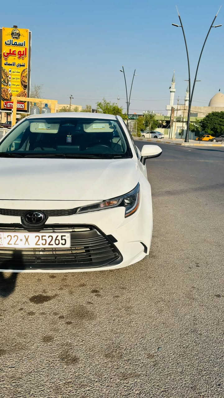 سلام عليكم
كورلا 2024  لون ابيض مواصفات Le  ماشيه 41 كيلو متر 
رقم اربيل بأسمي رقم جديد سنويه جديد كابون بانزين بيها بابين صبغ السكن والخلفي عيار ضرر بالصور مكاني كركوك 

***********
