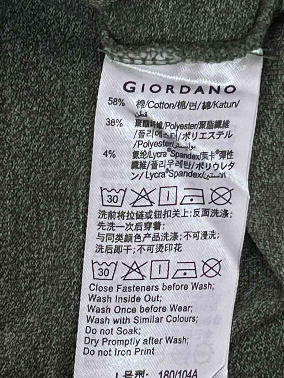 تيشيرت جيوردانو اورجينال نضافة 100‎%‎

قياس : L

GIORDANO POLO

MADE IN BANGLADESH

غير مستخدم 

يوجد توصيل 🚚 ( بغداد - محافظات العراق )

☎️رقم الهاتف : ***********

للحجز - دايركت

