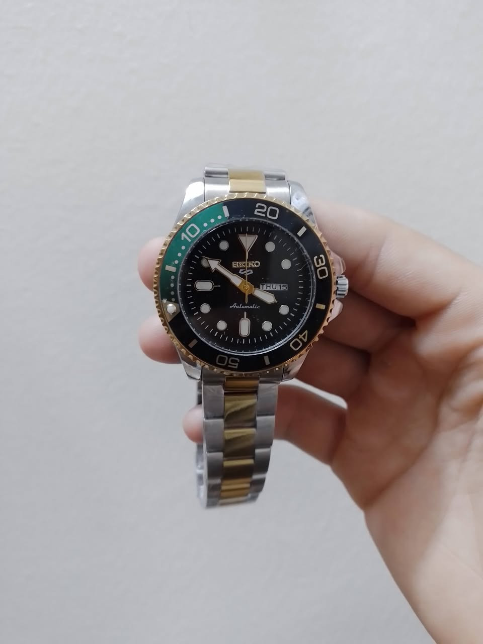 ساعه SEIKO للبيع رجاليه حديد وزن ثقيل💯
سعرها 15الف
واتساب ***********
