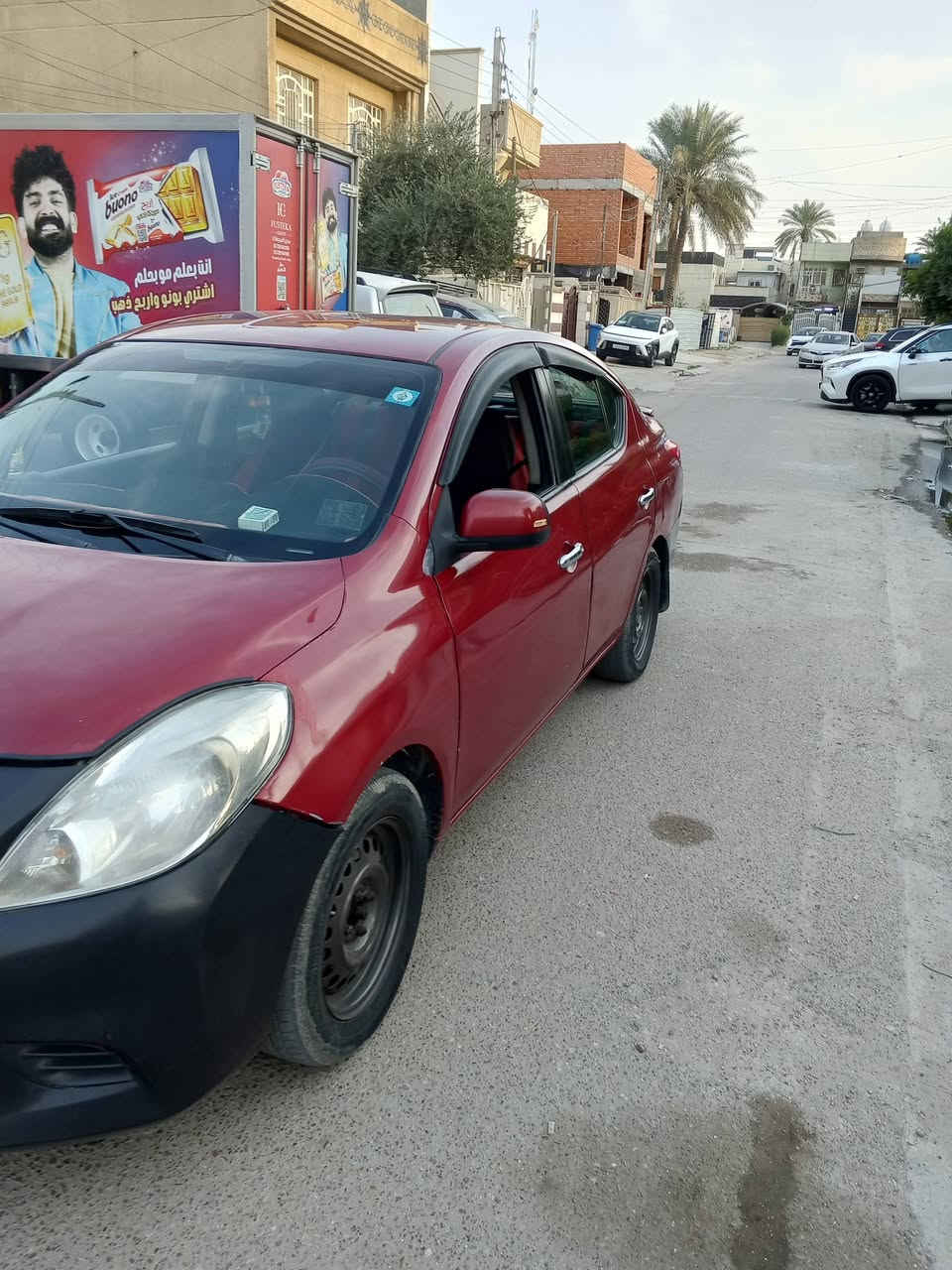 من رخصة الادمن للبيع نيسان فيرسا 2013 السيارة محرك جديد تبريد صدر كله جديد الكير صارت بي مشكلة قبل عشر تيام فحصته كالو تورباين السيارة ابيعها واقع حال السيارة بأسمي سنويه ل 28 تنتهي السيارة مصبوغة حزام مكان السيارة بغداد الشرطة الخامسة شارع المدارس السعر 63 ورقة قفل رجاا لحد يكسر بحلال العالم للتواصل *********** .

