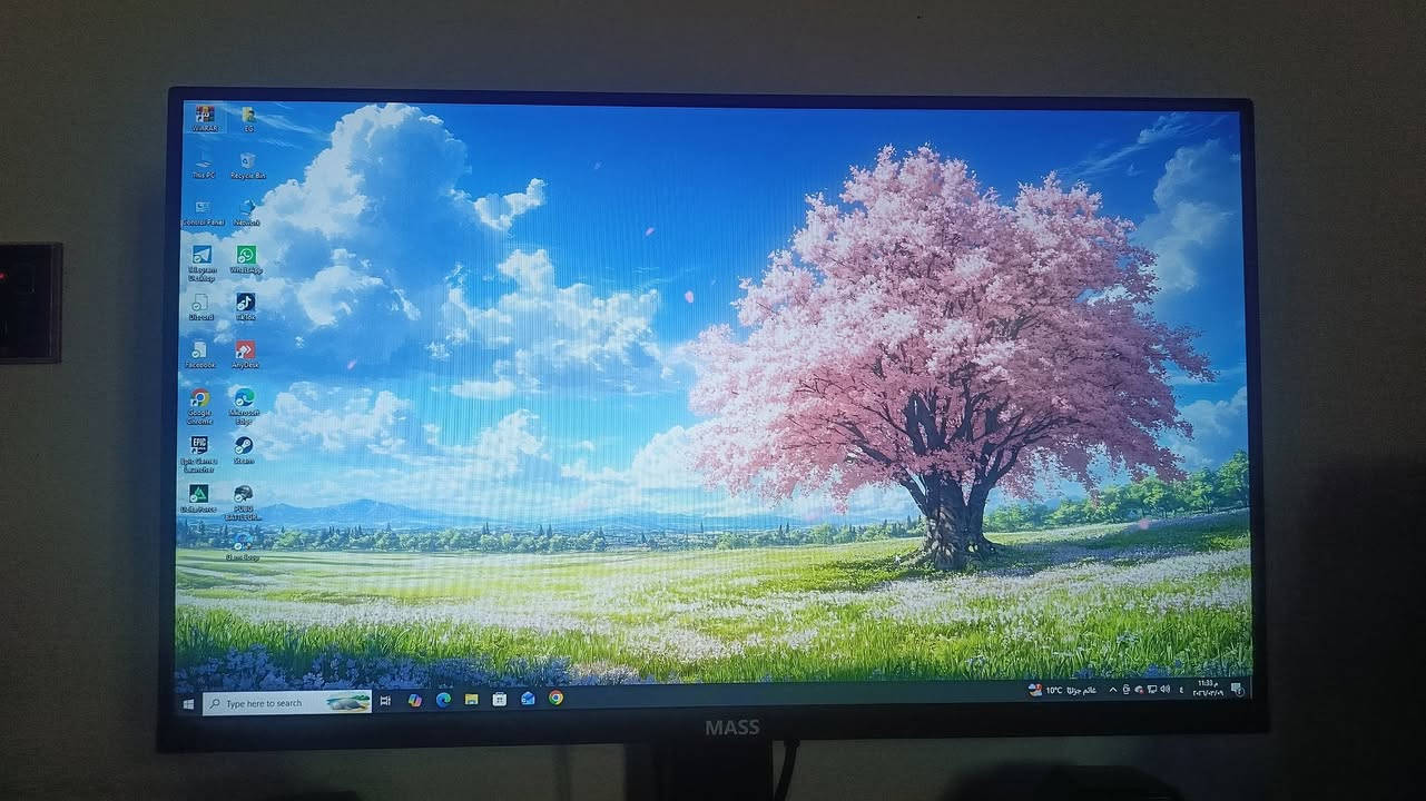 pc👾
المعالج (Processor): Intel Core i5-11400F بتردد أساسي 2.90GHz.

كرت الشاشة (Graphics Card): AMD Radeon RX /590Super  بسعة 8GB.

الذاكرة العشوائية (RAM): 16GB بسرعة 3000MHz.(xpg-RGB)

المساحة والتخزين (Storage): SSD بسعة 500 (من نوع Western Digital).

اللوحة الأم (Motherboard): ASRock H510M-HDV/M.2 SE.
بور-650 من MASS
كولر-360 Deep Cool مائي
معا الشاشه ابيع 
(700$)  
***********

