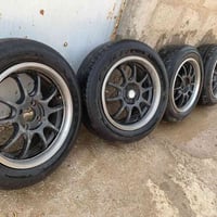 تايرات نص عمر • حجم ١٥ • نضيفات مكفولات