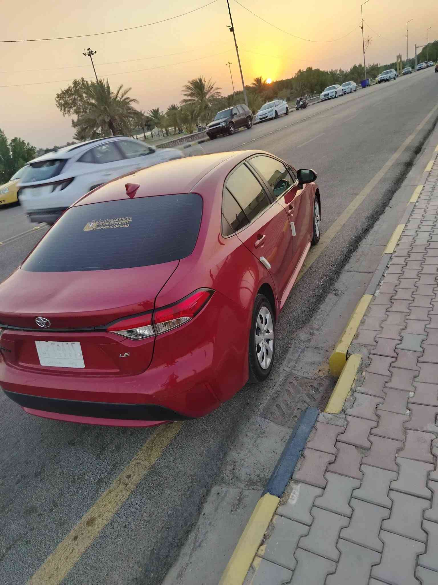 سلام عليكم كورله موديل 2021 LE السياره حلوه ونضيفه كلش بيه حادث جاملغ وبنيد فقط لباقي مكفول رقم بغداد معوقين داخله ب2023 وكاله عامه مطلقه عندي مكانه كوت واسط  باقي التفاصيل ***********
