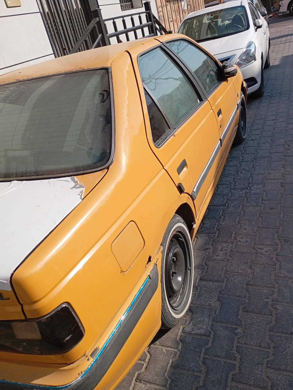 سلام عليكم بيجو بارص 2015
محرك بدايه تبخير قليل كلش تبريد شغال رقم نكليزي 
خياسات بيهة قليله بدون ضربه قويه حداديه 70/100 والباقي تجي وشوف سعر 30 وبيهة مجال ***********
