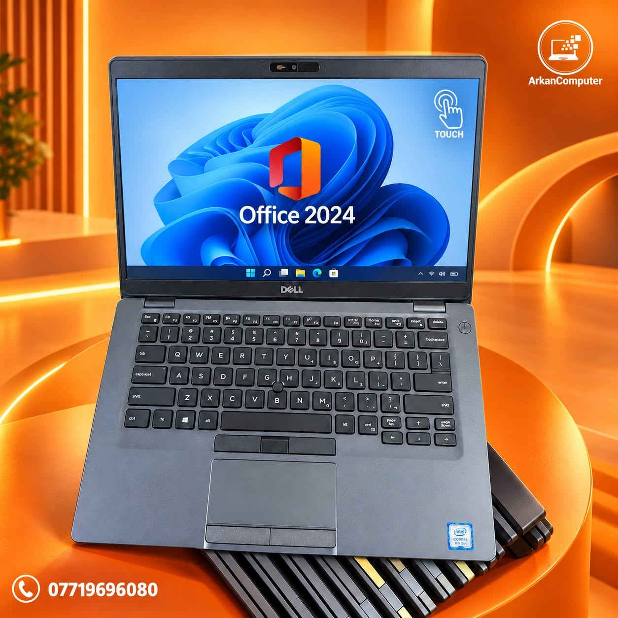 Dell Latitude 5400 • شاشە لەمس • i5 هەشتەم