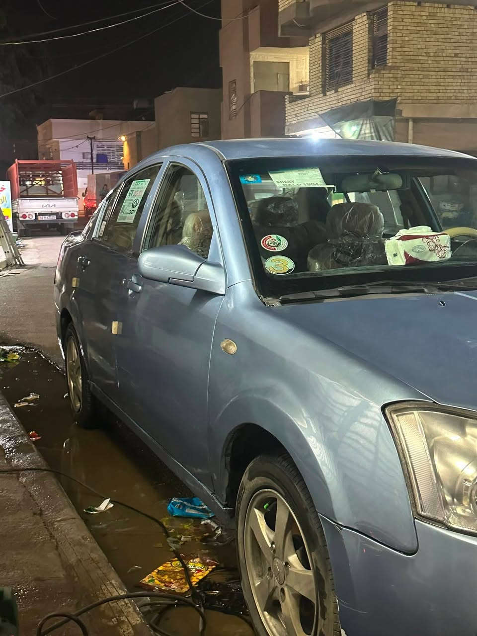 السلام عليكم 
شيري A5 محور كورله موديل ٢٠٠٨ 
مكينه وكير وتبريد خير من الله 
السياره نظيفه بيه نقوصات بسيطه 
رقم الإنكليزي الجديد 
مكان بغداد الشعب 
السعر ٣٦
رقم ***********
