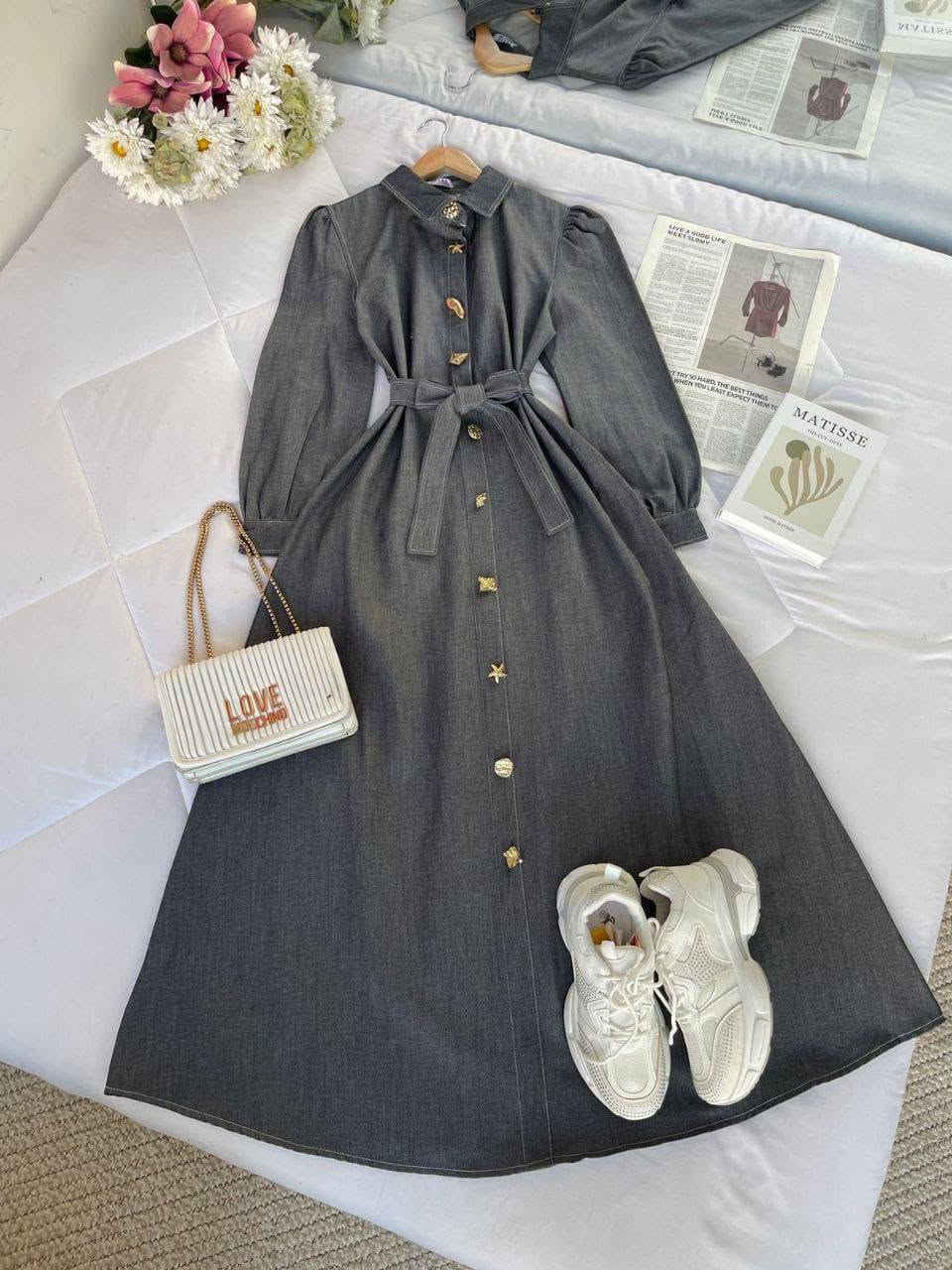 الاستفسار والحجز فقط واتساب+9647775744834
فستان خامه جنز
قياسات 38 40 42 44 46 48
السعر 27
