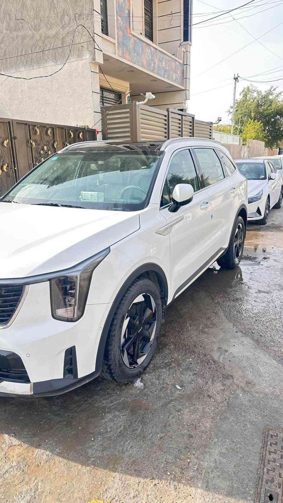 سورنتو موديل 2024 ضمان الدوليه محرك ستة سلندر
بنوراما 
فور ويل يعني X4  اكرر 4X
4 كامرات وتظهر الجوانب بشاشة الدشبول عند فتح الاشارة
مقاعد جلد  (  اصلي وكالة  )
كراسي تبريد تدفئة 
رادارات جانبية 
كير ماوس
شاشه متصلة ايباد 
نفيكيشن
بصمة وتشغيل عن بعد 
انارة محيطية ليزرية 
ثلاث قطع تبريد والتبريد الخلفي تحكم منفصل 
سبعة راكب 
جنطة كهرباء

درايف مود ( سبعة انظمة قيادة متغيره حسب الرغبة )

اوتو هولد ( نظام فرامل ذكي ) 
مانع انزلاق 
مساعد انحدار 
توقف ذاتي ذكي
هندبريك بصمة 
حساسات امامي خلفي 
بردات خلفية
لايت زنون عالي ناصي
لد ليزري نهاري LED
لد ليزري خلفي LED
مري طي كهربائي مع اشارة جانبيه
وباقي المواصفات معروفة
ماشيه 56الف

بسعر  (  52  )  مليون مرقم بغداد 
مكان بعداد جكوك  ***********4

نص مكتوب في الصور:
- الثلاثاء