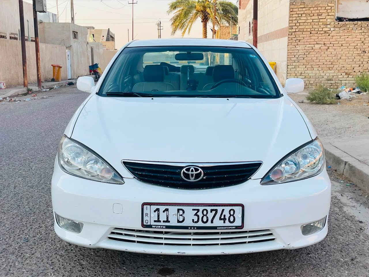 كامري ٢٠٠٦ 
محرك 4 سلندر 
كير ومكينه كفاله
تبريد ثلج ❄️ 
السيارة مصبوغه عام اثر تگشير الصبغ بدون دواخل
رقم بغداد بأسمي تحويل مباشر
مكان السيارة صلاح الدين قضاء بلد 
السعر ٧٩ $ وبيه مجال
الهاتف ***********

