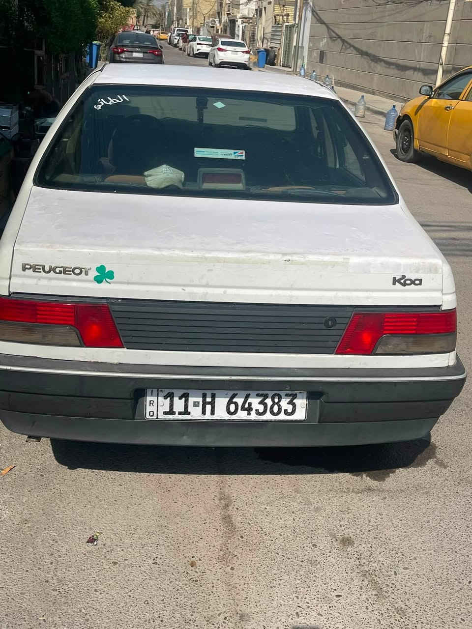 بيجو روئ للبيع سنويه عضم عاج تنتهي ب 2031  تحويل مباشر سياره باسمي بيها خيط تبخير مكان بغداد الزعفرانيه سعر ٢٩ 
***********
