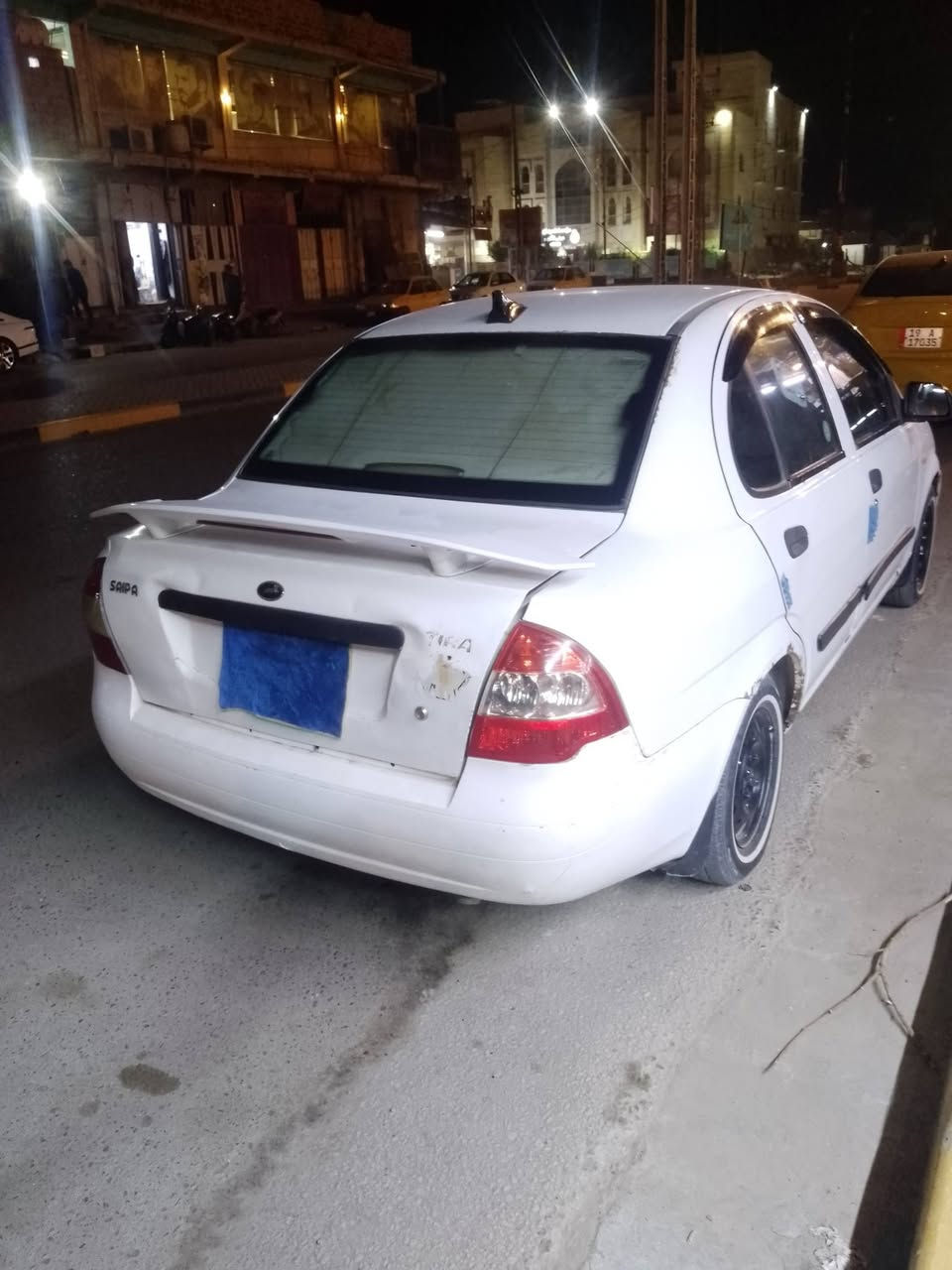 يالله سيارة طيبة للبيع رقم بابل سيارة كير مكينة تبريد شغال خير من الله سيارة جاهزة عوزها خيال سعر خاص مكان ديوانية اتصال على الرقم وبالخدمة ***********
