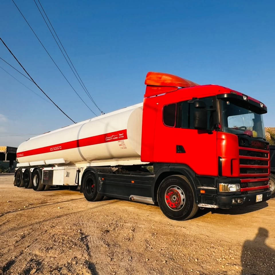 سكانيا صهريج 

موديل 2002  
مكينة v8 (480) 
تخم تاير 
سنوية ل2029 

تانكي عبد الرضا 2018 
منظومة بويلر كاملة 
للاستفسار ***********
