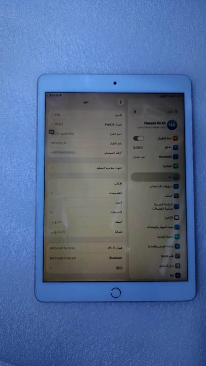 ‏سلام عليكم الجهاز كفالة iPad السعر 300 تفاصيل على هذا الرقم مكاني بغداد ***********
