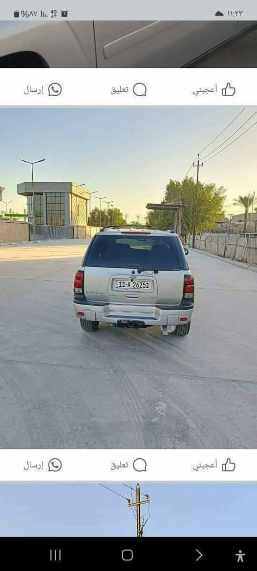 برايزر
موديل2007
بيها جاملغ خلفي ومصبوغه حزام 
السعر 80 ورقة
مكانها بغداد

***********
