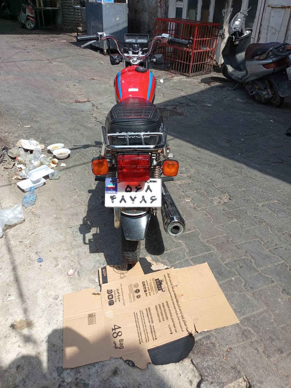 ارشا 25 اوراق سكنر دراجه حلوه ومرتبه ومناقصها شي
ب650 وبيها مجال قليل(ترهم مراوس) مكاني كربلاء الحسينيه 
الي يحب تواصل اتصل او واتساب ***********
