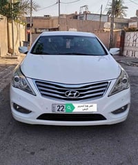 هونداي أزيرا 2015 خليجي مكفوله من الضربة والصبغ والتبديل مكينة 6سلندر ...