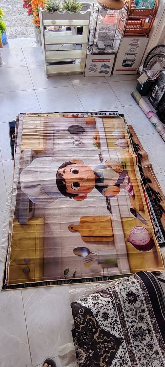 سجاد 3D • مانع انزلاق • ٥×٣م