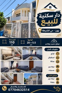 طابو ملك صرف • بهرز حي الشرطة • ١١٠م
