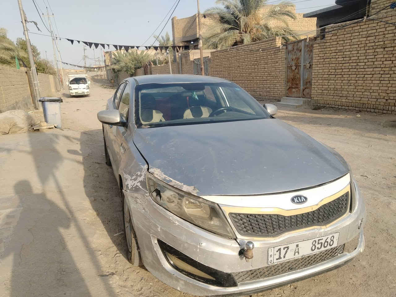 السلام عليكم 
سيارة اوبتيما خليجي 2013
مكينة دوش 2000
السيارة متجاية 
بيها ضربة شوية بالبنيد واللايت والشاملغ الي بجهه الصدر كما موضح بالصورة 
كهربائيات شغالة 
رقمها مثنى انكليزي 
السيارة سنويتها لغاية 2028
هزتها لحد شهر العاشر 
بأسمي تحويل مباشر 
السعر 79 وبيها مجال
التواصل ع الرقم 
***********
