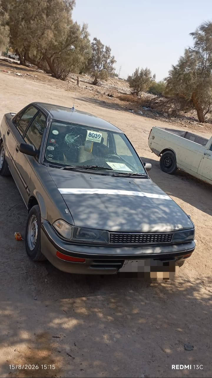 سلام عليكم كورلا مديل 91كفاله بالمكينه والكير والحداديه والبرانكيت كهربائيات قرفه جديده سيارة جاهزة رقمه بغداد مالكه بالعمارة متعهد براعي وقرامات وكص ونقل الجثه السنويه منتهيه من 22 السيارة مشروع وطني السيارة جاهزه بمعنه الكلمه السعر 38وبيها الشراي المكان البصره الزبير(***********
