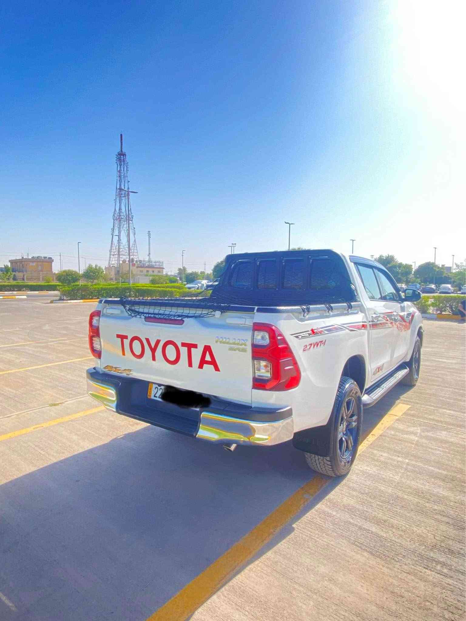 سلام عليك برایان 
توێتە هایلۆکس ٢٠٢٤ 

کلینە بێ سبوغ بێ تەعدیل تەنیا ٢ قۆپی زۆر بچووکی هەیەو دەستکاری نەکراوە 
سەیارەکە دەبڵ ئەکسلە 
تۆماتیکە
تحدید سورعەیە 
قتح پاتری هەیە 
تەبرید لەمسە 
تەبرید مەرکەزیە
 ویل ڕەشه
٧٢هەزار کیلۆمەتر ڕۆیشتووە
سەنەوی و ڕەقەم نوێیە 
گێڕو مەکینە بەشەرت ئەکسل بەشەرت تایەکانی بەشەرت تەبرید بەشەرت تەقەو ڕەقە بەشەرت هەموو شتێکی بەشەرت جاهیزەو بێ مەسرەفە
سەیارەکە بەناوی خۆمە.
سۆنەرةكةم داناوة لة وينةكان
بۆ زانیاری زیاتر پەیوەندی بکەن 
*********** أربيل, العراق
