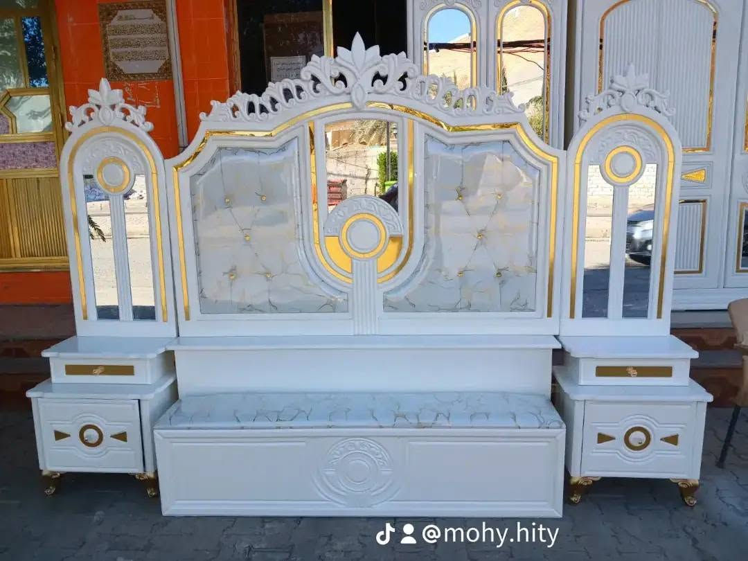 غرفه موديل تركي🙂🙂
 شغل نجار وصبغ (عراقي )
ب(1.900)☺️مليون وتسع مئه الف🏃‍♂️
مجمع الحاج صالح للاثاث
الانبار. هيت .حي المعلمين💯💯
***********
***********
