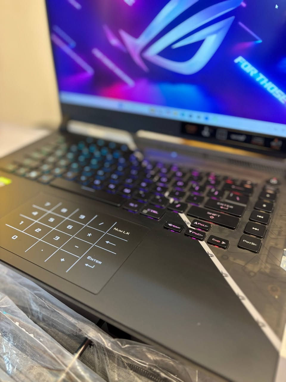 ASUS ROG Strix SCAR G15 ✅
المعالج: Intel Core i9-12900H 🔥
كرت الشاشة: NVIDIA GeForce RTX 3070 Ti 8GB (قدرة 150W)
الذاكرة (RAM): 16GB DDR5 4800MHz
التخزين: 1TB SSD M.2
الشاشة:
الحجم: 15.6 بوصة
الدقة: FHD (1920×1080)
النوع: IPS
معدل التحديث: 300Hz
تغطية الألوان: 100% sRGB

للاستفسار ***********
