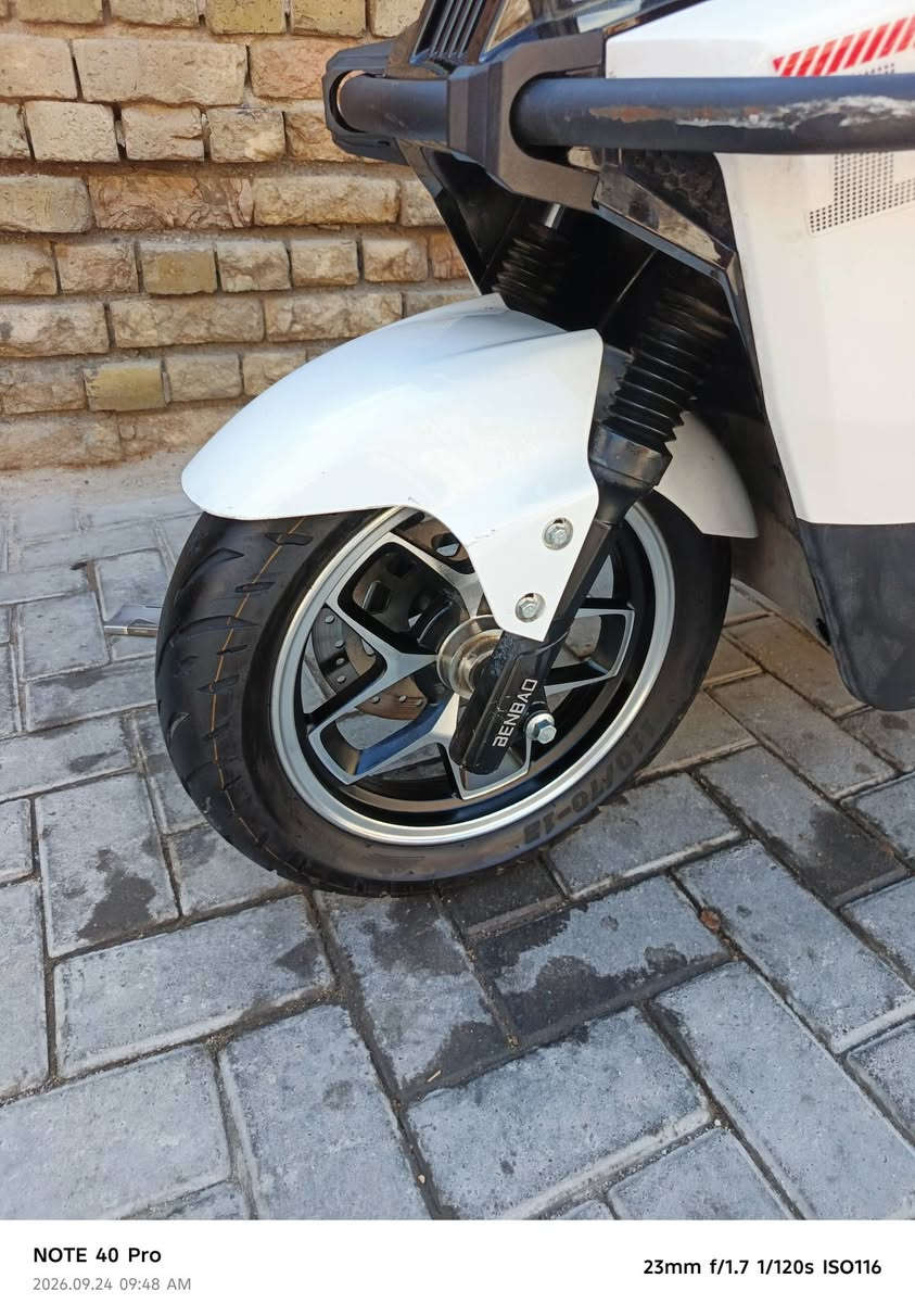 سلام عليكم دراجه شحن ست بطاريت كبار مصطر ٤٠ انبير جدد عل فحص دراجه كلش نضيفه ما بيهي شخوط تايرات جدد شاير دبل شاره ليت عالي ناصي رماش كل شغل مانع تزحلق تقفيل ذاتي سويج ٢ بصمه ٢ سعر ٨٥٠ عنوان بغداد شارع حيفاء    ***********

نص مكتوب في الصور:
- NOTE 40 Pro
- 2026.09.24 09:51 AM
- 57mm f/1.7 1/155s ISO99
- NOTE 40 Pro 2026.09.24 09:48 AM 23mm f/1.7 1/120s ISO116
- NOTE 40 Pro 2026.09.24 09:46 AM 42mm f/1.7 1/120s ISO234
- 2026.09.24 09:47 AM
- 42mm f/1.7 1/144s ISO100
- NOTE 40 Pro 2026.09.24 09:47 AM 23mm f/1.7 1/60s ISO327
- 2026.09.24 09:46 AM
- 42mm f/1.7 1/137s ISO99
- NOTE 40 Pro 2026.09.24 09:46 AM 42mm f/1.7 1/143s ISO99