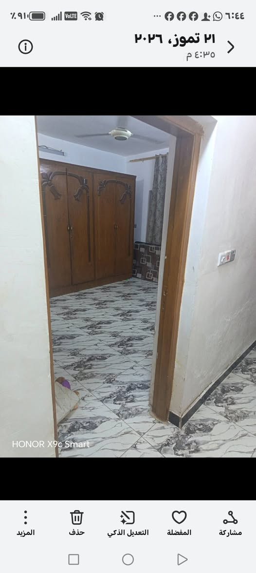 منزل للبيع /١٢٠متر واجهة /٦/يحتوي على ٢غرفة نوم وصالةومطبخ /وخدمات /بيت نظيف موقع ممتاز /شهداء البياع /قرب شارع العام /الاستفسار على هذا الرقم /***********
