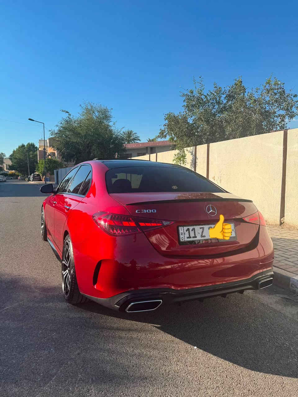 ‎للبيع
‎مرسيدس C300 (2023) amg 🔥
‎موديل 2023 بدون حادث ماشيه 46 الف كيلو

‎‏‎
‎فول مواصفات السيارة
‎سقف فتحة
‎كشن جلد وكهرباء ومساج 
‎تدفئه كشنات 
‎كشنات خزن ميموري 
‎لايت لد ومالتي ميديا
‎ويل amg بلاد
‎انارات داخلية متعددة الالوان ٦٤ لون
‎حساسات ٣٦٠ درجه 
‎بصمه تشغيل مع ابواب بصمه 
‎بصمه عدد 2 
‎شاشه وسطيه كبيره 
‎رادار امامي وخلفي وجانبي 
‎داخل كاربون فايبر 
‎سماعات بروماستر بلادي
‎ابل كار بلي و اندرويد بيها
‎شاشة دجتال متعددة الاشكال
‎انضمات قيادة (sport , sport+,comfort,eco)
‎وباقي مواصفات المارسدس
السيارة داخلة من امريكا كلين بدون حادت
للاستفسار اكثر الاتصال على ***********
مكان السيارة بغداد القادسية
