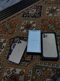 آيفون ١١ برو ماكس • بطاريه ١٠٠ • كفاله عامله