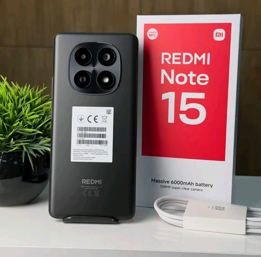 اتف Xiaomi Redmi Note 15 هو أحدث إصدارات شاومي في الفئة المتوسطة لعام 2026،
جهاز مشحون بس مره وحده ذاكره256,
للاستفسار ***********,
مكان بصره كرمه علي
