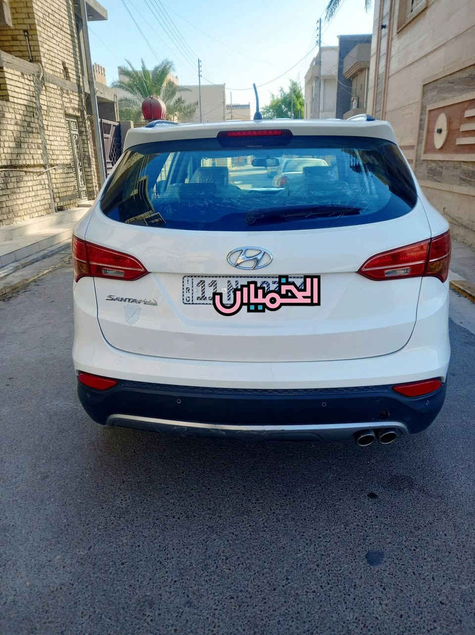 سلام عليكم للبيع هونداي سنتافيا خليجي 2014 رقم بغداد سياره مكفوله من صبغ فقط بيه بارد قليل واضح بالسونار محرك   4سلندر دوش سبعه راكب ثلاث قطع تبريد كير محرك مكفولات  السعر 140 وبيه مجال مكاني فلوجه شارع 40 قرب وكاله سلطان  ***********

نص مكتوب في الصور:
- الخميس
- الخميان