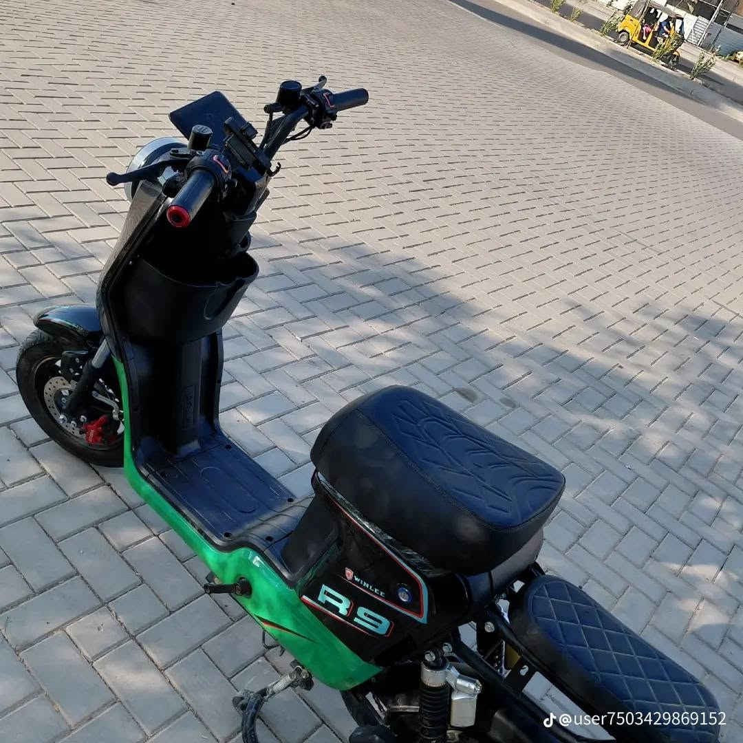 سلام عليكم دراجه شحن النوع r9 دراجه شخط ما بيهة دراجه جديده خمس بطاريات بيهة نضام بارك وrللرجوع للخلف بيهة بلوتوث كلوب عالي ناصي رماش هورن العنوان بغداد حي الجهاد رقم الهاتف ***********السعر 300وبيهة مجال
