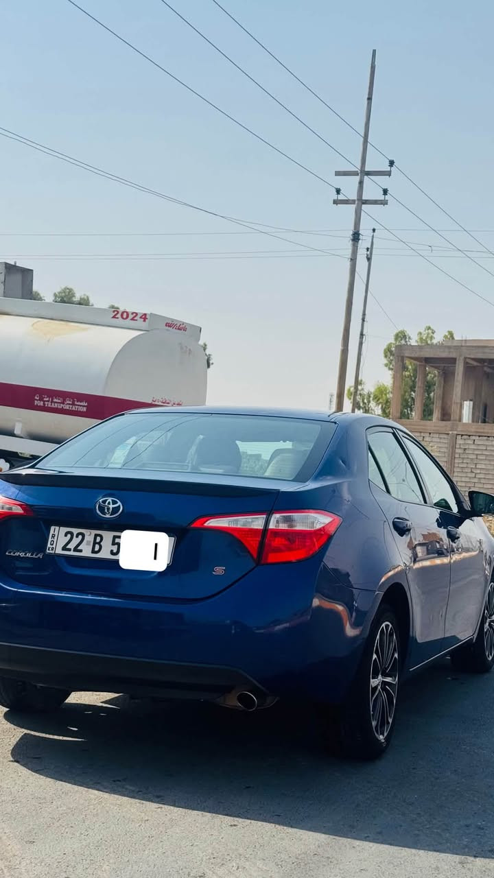 تويوتا كورلا 2016 اللون: نيل الفئة: فول مواصفات (S) 
وارد: أمريكي
بيها قطعة وحدة ضرر فقط بونيد مع رصعات خفيفة 
وسونار موجود في المنشور 
تبريد ثلج سيارة مال جناي 
سعر السيارة (115)وبيها مجال لشراي 
ملاحظة ترهم مقدمة دفتر (100) والباقيات حسب التفاق مع الضمانات وحياكم 

للاستفسار _***********-‭***********‬
