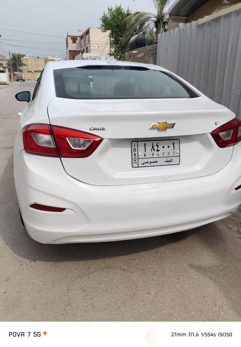 السلام عليكم 
🟥🟥🟥🟥🟥🟥🟥🟥🟥🟥🟥🟥🟥🟥
شوفرليت كروز 2019 وارد امريكي 
المُحرك : 1400 تيربو 
مواصفات LT
تشغيل عن بعد شاشة كبيرة كار بلي 
كشن كهرباء وبعد مواصفات الكروز معروفة
الاضرار : صبغ بنيد وجاملغ وشويَ من الباب  

التفاصيل الاخرى : محرك جديد وادامة كاملة للسيارة من حدادية وكهربائيات كاملة
تبريد ثلج ❄️
المكان : نجف
للتواصل واتساب : ***********

نص مكتوب في الصور:
- POVA 7 5G 27mm f/1.6 1/1974s ISO51
- POVA 7 5G 27mm f/1.6 1/554s ISO50
- POVA 7 5G 27mm f/1.6 1/211s ISO50
- POVA 7 5G 27mm f/1.6 1/1217s ISO50
- POVA 7 5G 27mm f/1.6 1/2491s ISO50