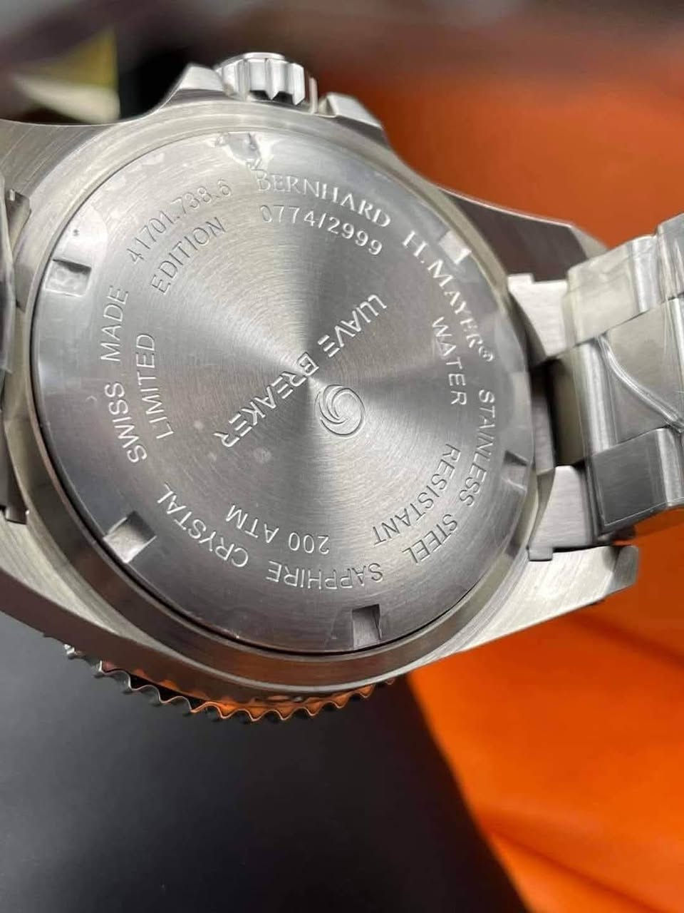 Bernhard H. Mayer Wave Breaker
Automatic
Diameter 47mm

جديد غير مستخدم ✅

للتواصل خاص او ***********
