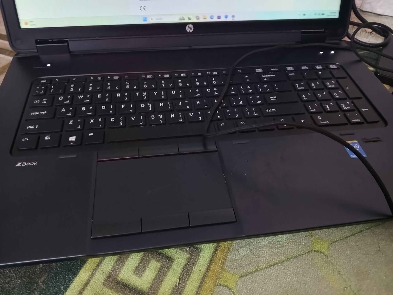 HP ZBook • شاشة ١٧ • هارد ٢٥٦ SSD