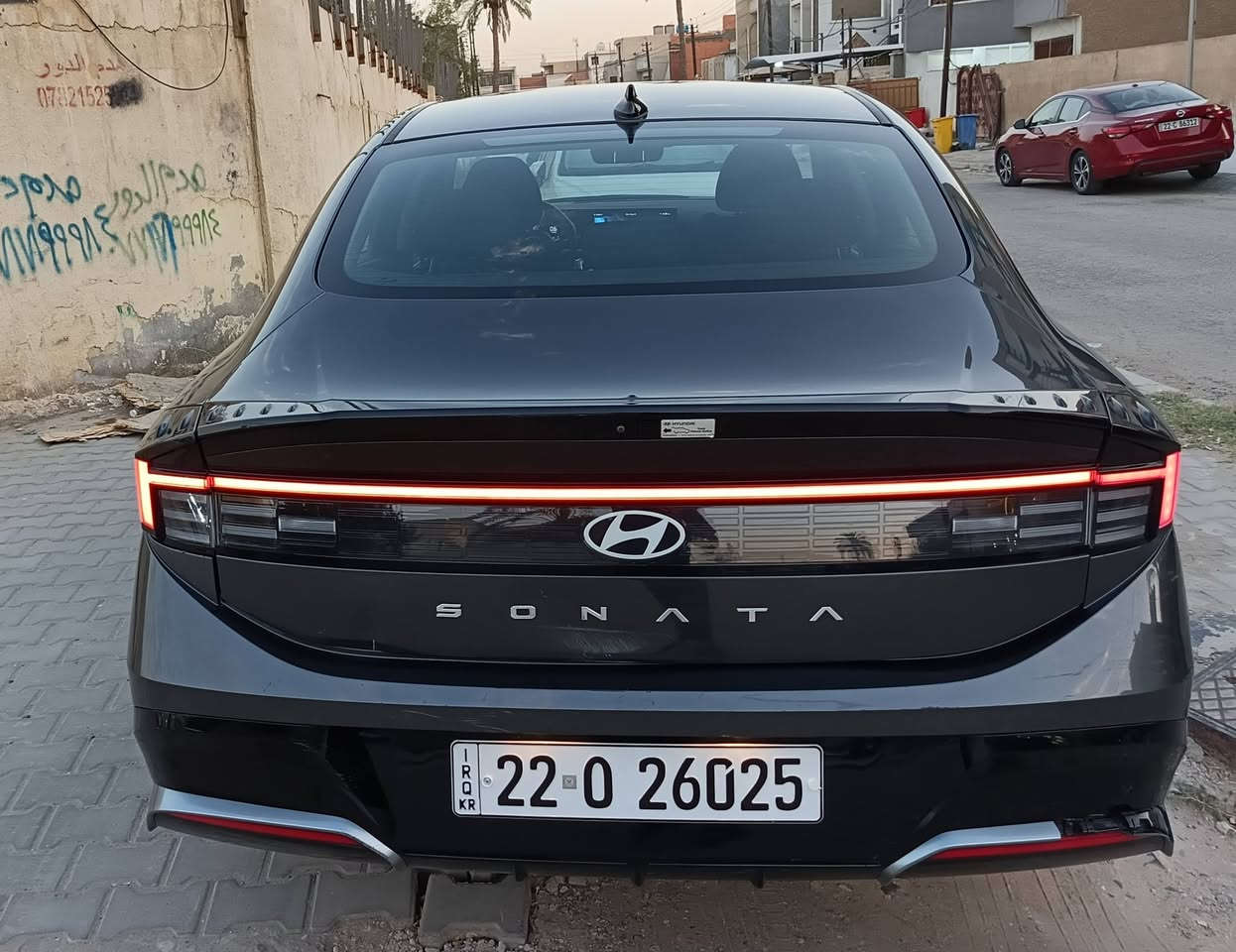 سوناتا 2025 دخول جديد
السلام عليكم  

للبيع فقط 

ماشيه 31 الف  وقابل للزيادة

اللون نفطي 

مواصفات فول عدا البنورما  

دبل جام 

شاشه  متصلة كبيرة لمس 

كامرة خلفية دوارة

لايت عدسات

بصمه وتشغيل عن بعد 

رادار امامي

رادار خلفي

رادار جانبي

لد امامي خلفي

حساسات امامي خلفي 

3وضعيات قيادة 

ويل كب

توقف ذاتي 

قياده ذاتيه

تنبيه خروج عن المسار

تحديد مسار 

فول تحكم ستيرن

كشن السائق كهرباء

كار بلي  وسامسونك 

تدفئه بالكشنات 

داخل  اسود 

شفتات 

كير تعليك

تبريد بيانو لمس

ترحيب عند الاقتراب

صندوق ذكي

تشغيل عن بعد

محرك 2500✈️

رقم اربيل الجديد باسمي تحويل ثاني يوم 
سيارة مكفولة من تبديل كل قطع بلادية حتة دعاميات مكفولة أن بدون صبغ

صبغ بنيد وجاملغ السائق  بدون حادث بسبب رصعات 

فحص وهزة جديدة سيرفس كامل مابيهة مصرف ولا ربع

بارد في مكان بك لايت
 

السيارة كفالة عامة من شواصي لغود بدون ايرباك 

للاستفسار *********** 

السعر 180$ وبيها مجال تعال شوف وبيك خير وتدلل
