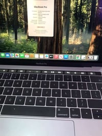 MacBook Pro تاچ بار 2016…os 15.7.9..موبيل 07716687091