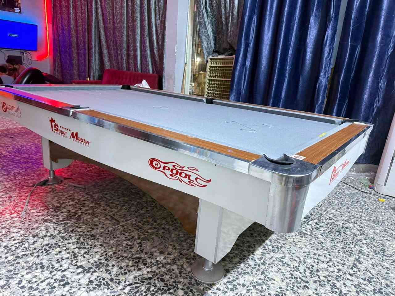 إنتاجنا الحديث من معمل بليارد العراق الجديد سوبر ماستر دبل شاصي إنتاج عراقي روعه في الإنتاج مستعدين للبيع والشراء والمراوس *********** واتساب
