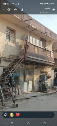دار قديم للبيع المساحه 120 الواجهه 10 في 12 بسمنه  السعر للمتر مليون و...