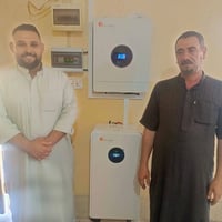 منظومة شمسية • انفيرتر ٨K • بطارية ليثيوم ٥سنوات