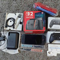 نينتندو سويتج 2  Nintendo switch 2  نظافه 95٪ مثل ما موضح بالصور شخط و...