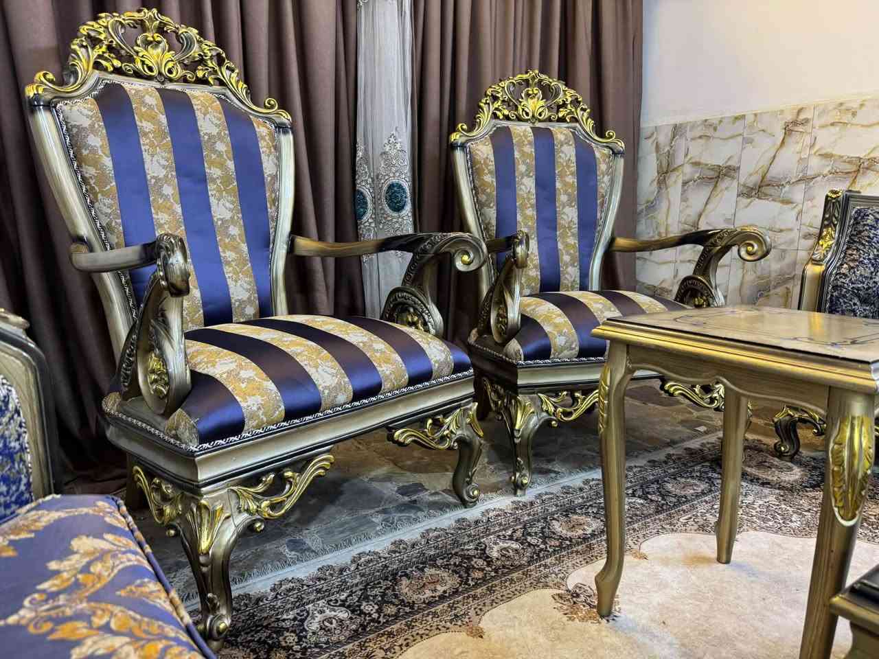 تركي ملكي • خشب زان • عشر مقاعد
