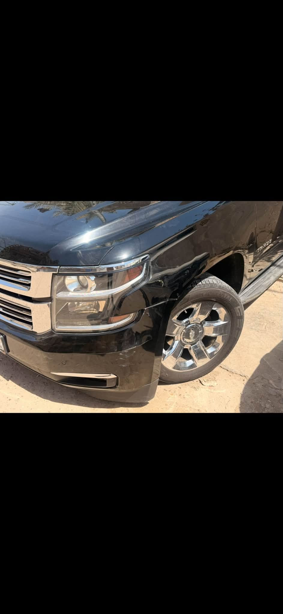 هو ٢٠١٥ رقم بغداد باسمي فول مواصفات LTZ حساسات خلفي امامي رادار امامي خلفي جانبي اشاير مري مري قلاب نقطة عمياء شاشة وسطية امامي خلفي جنطه كهرباء بيهة حساس من جوه اذا شايل علاليك وما تكدر تفتح الجنطة تمرر رجلك من جوة تنفتح الجنطه تبريد ثلج ٣ قطع مركزي الكشن هزاز فتحة سقف سكليتر كهرباء كشنات امامي وسطي خلفي كلة كهرباء كشنات تدفئة تبريد امامي وسطي خلفي خزن ميموري ستيرن كهربائي ستيرن تدفئة لايت زينون نظام ايكو يتحول من v8 الى v4 نظام تحويل يدوي من دفع خلفي الى رباعي  وبالعكس مري هيتر تشغيل عن بعد مكينة ٥٣٠٠ مكينة وكير مكفولات سيارة جاهزة وجديدة ترايك وين ما تريد اربع بصمات ابواب مزوعة مواصفات شنو ببالك بيهة بيهة صبغ جاملغ خلفي ايسر والجاملغ الخلفي الايمن بي شبرين مكاني ذي قار الناصرية مركز والسعر 275  وبيهة مجال حك جية الشراي يتواصل وياي على هذا الرقم ***********
