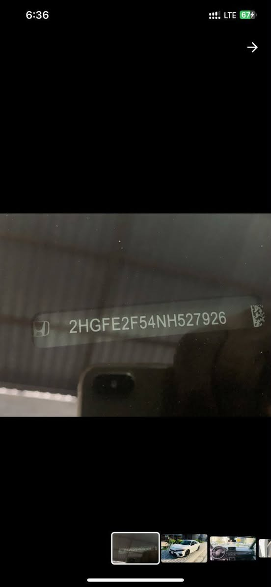 هوندا موديل 2022 السعر 145وبيها مجال للشراي
فول كامل ماعدا فتحه السقف 3انضمه قياده سبورت نورمل وايكو رادار امامي جانبي ذاكره قياده اليه داش كام تبريد ثلج قطعتين تبديل جاملغ وبنيد رقم جديد سليمانيه باسمي تحويل ثاني بوم مسطره دواخل قماش حزام جلد دواخل نضيفه موديل 22 محرك وارد امريكي ماشيه 91 مكان السيارة البصرة رقم صاحبها
+964 770 268 1860

اتصلو على صاحبها اخوان اني مكلف بالنشر
