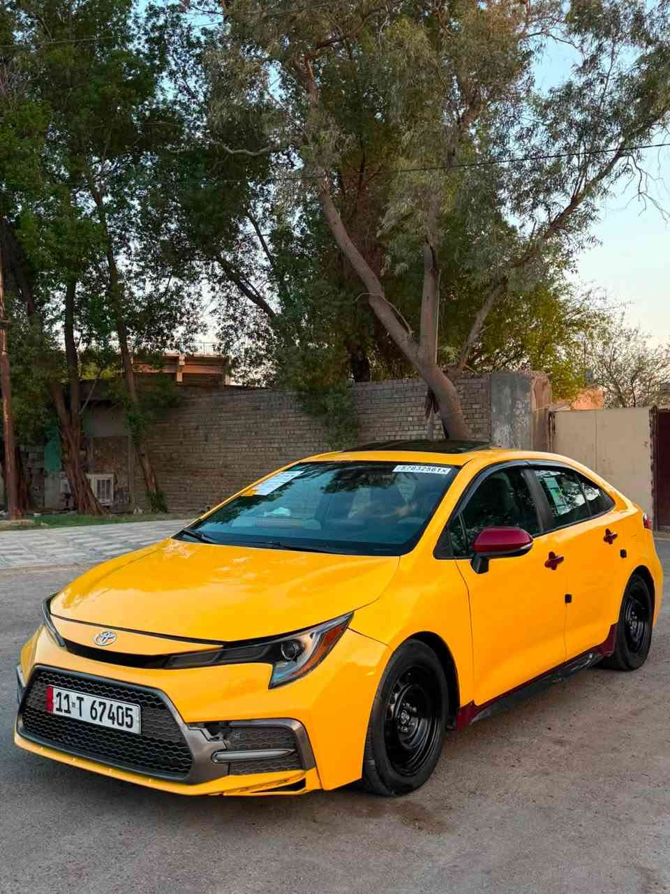 السلام عليكم كورلا 2022 فول مواصفات 1/1 رقم بغداد السعر ( 127$) مكاني بغداد زيونه ***********سياره جديده بدون نقص محرك وكير مكفولات شرط حادثها فقط باب الصدر فقط الباقي مكفول مواصفات / فتحه سقف / شاشه جبيره / بصمه تشغيل +بصمه ابواب / رادارت / كامره خلفيه / اشاير بلمري 
سايد بريك دكمه / درايف مود الشراي يتصل فقط
